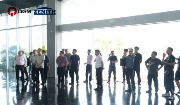 Delegacija Mreže za industrijske trdne odpadke je obiskala Quangong Co., Ltd. za pregled in izmenjavo