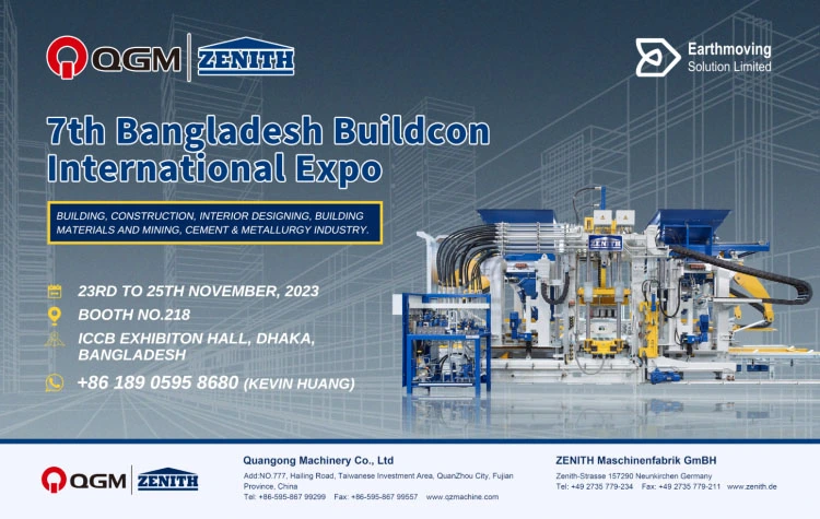 Spoznajte QGM-ZENITH na Bangladesh 2023 Buildcon