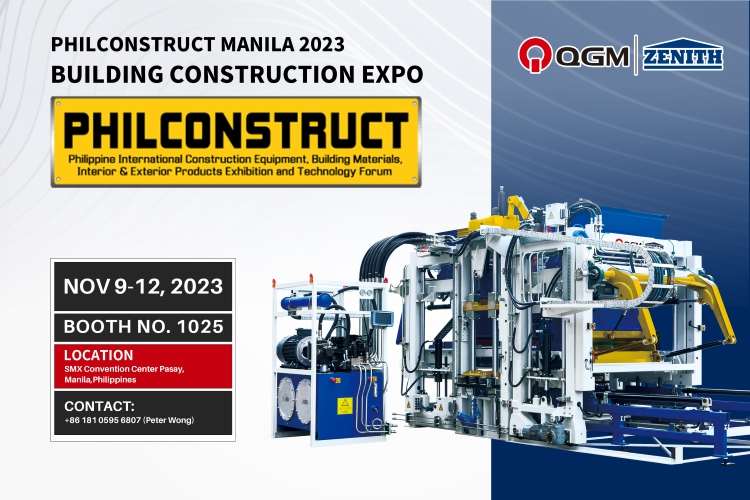 Vabilo skupine QGM na PHIL CONSTRUCT MANILA 2023
