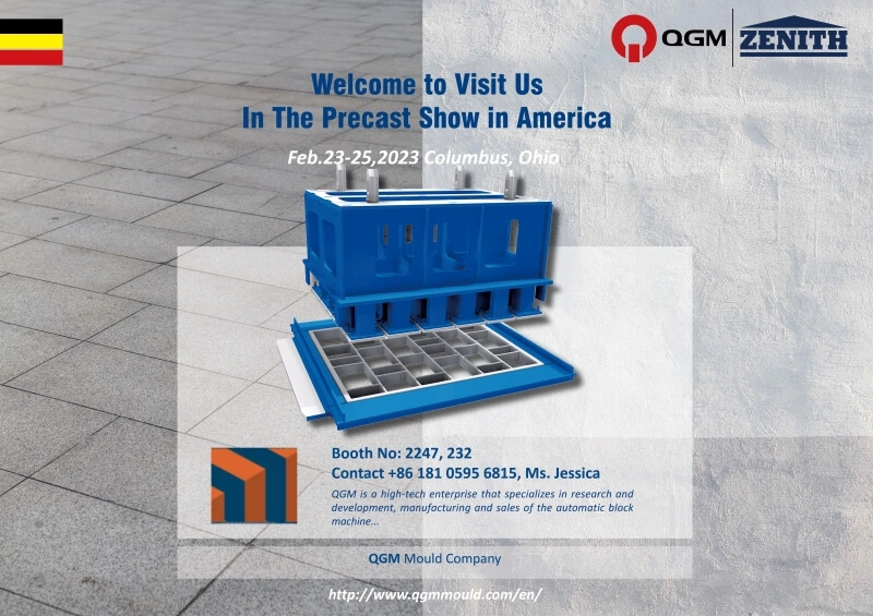 QGM ZENITH bo predstavljen na razstavi Precast Show 2023