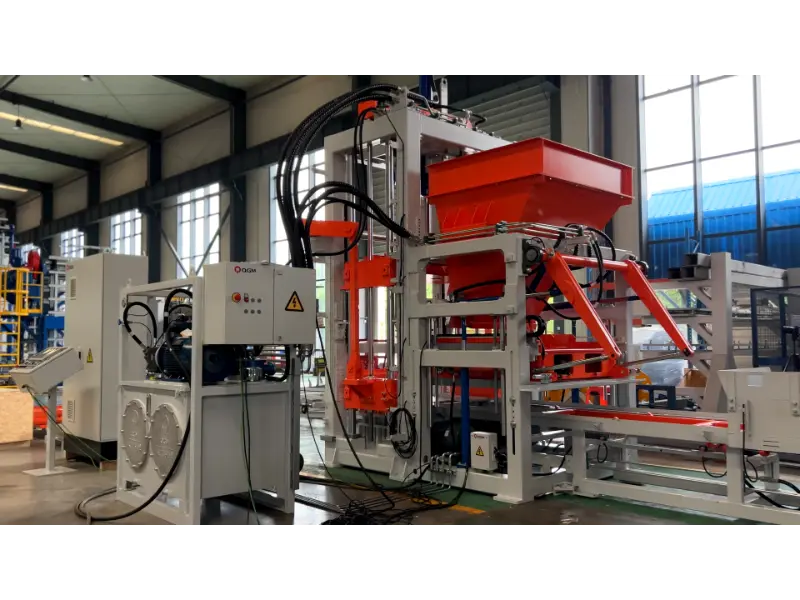 Quangong Machinery Co., Ltd. Proizvodna linija za izdelavo blokov visoke hitrosti QT10 postavlja nov standard za odličnost inteligentne proizvodnje