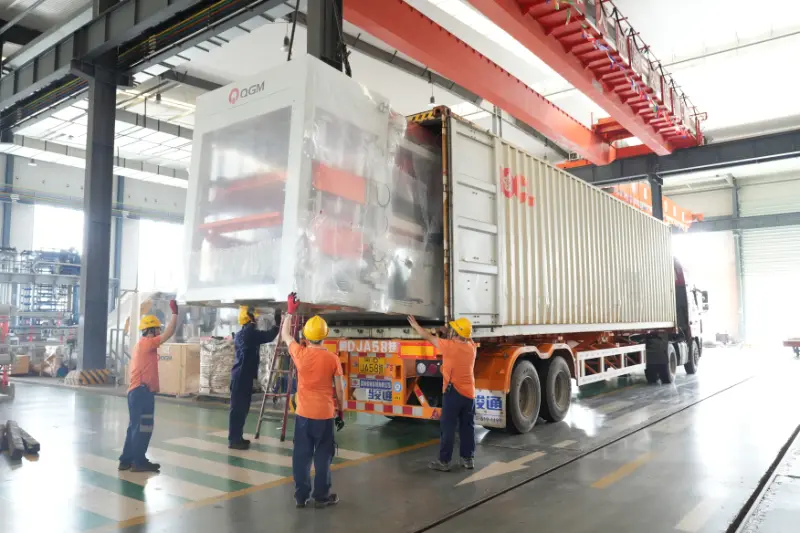 Quangong Machinery pošilja proizvodne linije pametnih opek na čezmorske trge
